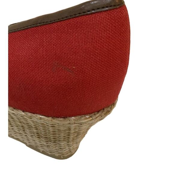 Merona Wenda Shoes Women's Size 8.5 Espadrilles Open Toe Slip On Platform Heels - Picture 10 of 11